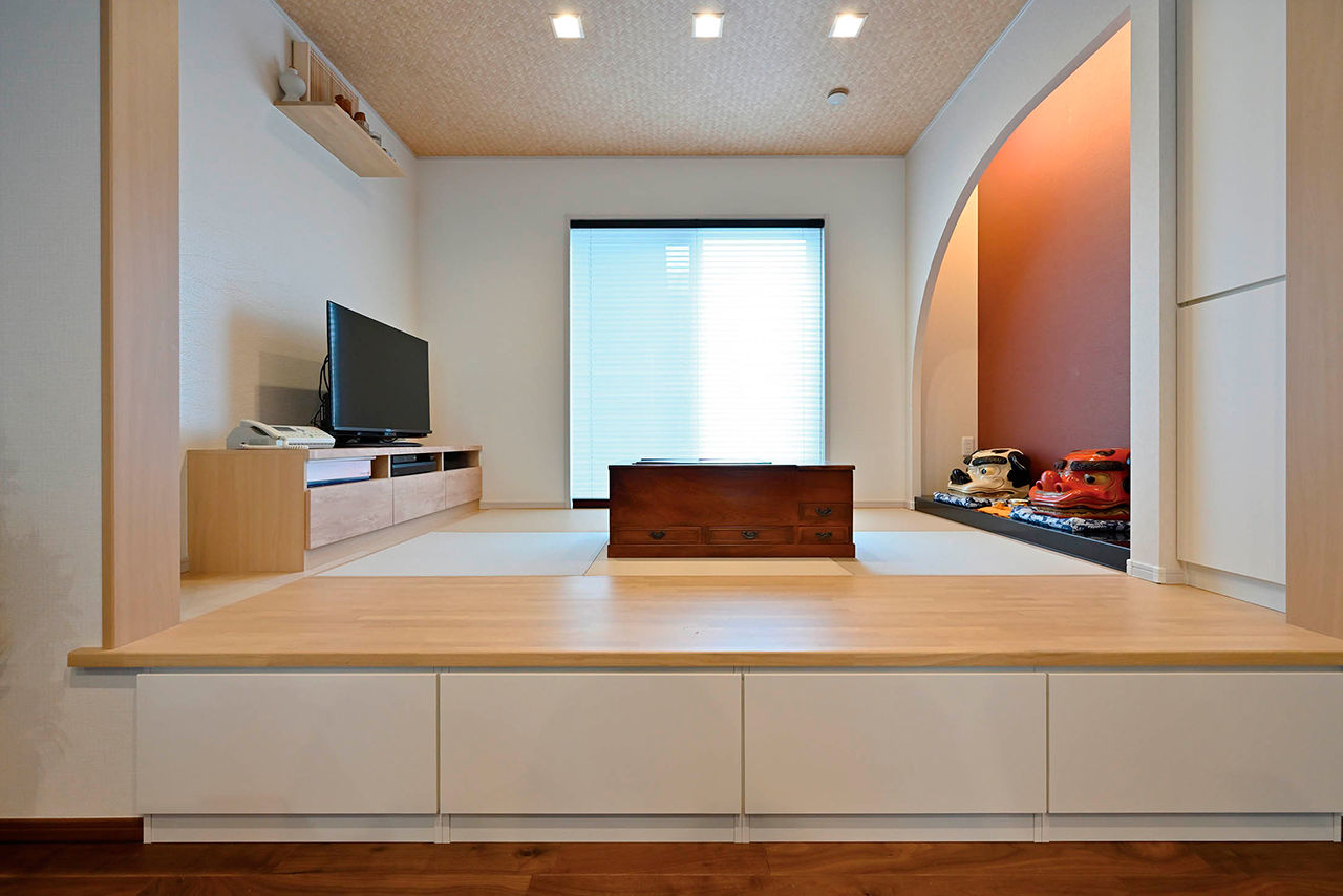 クレバリーホーム 【4000万円～／家事動線／間取図有】建築のプロが選んだ外壁総タイル貼り＆断熱性能。ゆとりと寛ぎ溢れる家の建築実例画像5