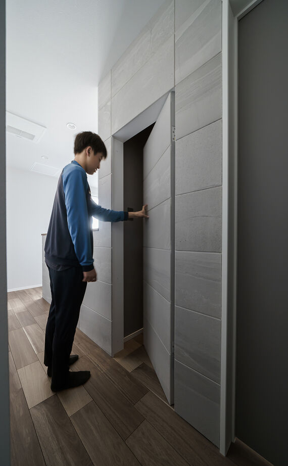 クレバリーホーム 【4000万円～／中2階／テラス／間取図】家族が心地よい距離感でくつろげる、完全同居型の二世帯住宅の建築実例画像12