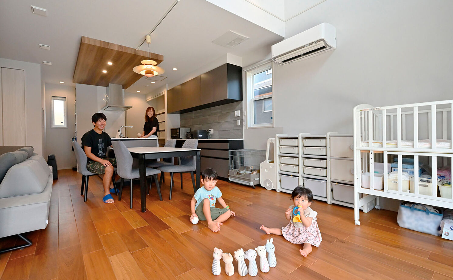 クレバリーホーム 【4000万円～4499万円／ペット／家事ラク／間取図】こだわりの設計で、子育てや家事、愛犬との生活も快適にの建築実例画像