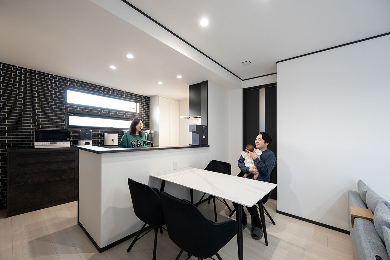 クレバリーホーム 【3000万円～3499万円／家事動線／間取図】美しさが続くタイル外壁で、メンテナンスのコスト＆手間をカットの建築実例画像1