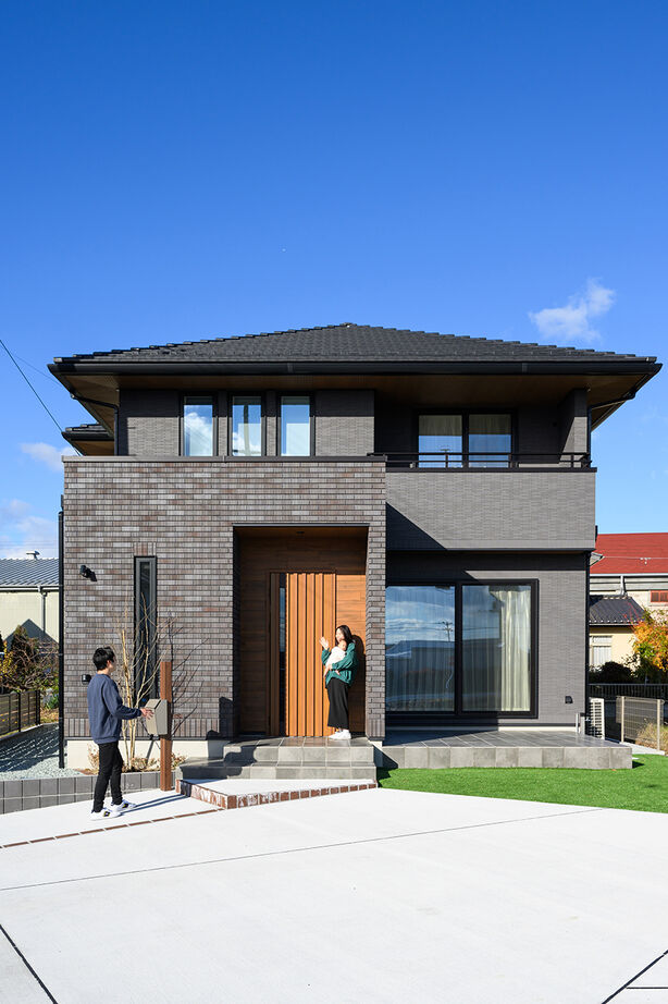 クレバリーホーム 【3000万円～3499万円／家事動線／間取図】美しさが続くタイル外壁で、メンテナンスのコスト＆手間をカットの建築実例画像2