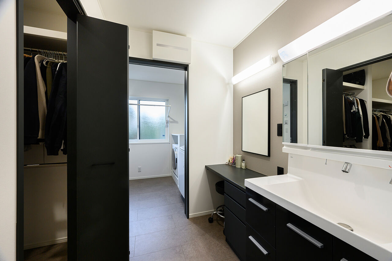 クレバリーホーム 【3000万円～3499万円／家事動線／間取図】美しさが続くタイル外壁で、メンテナンスのコスト＆手間をカットの建築実例画像7