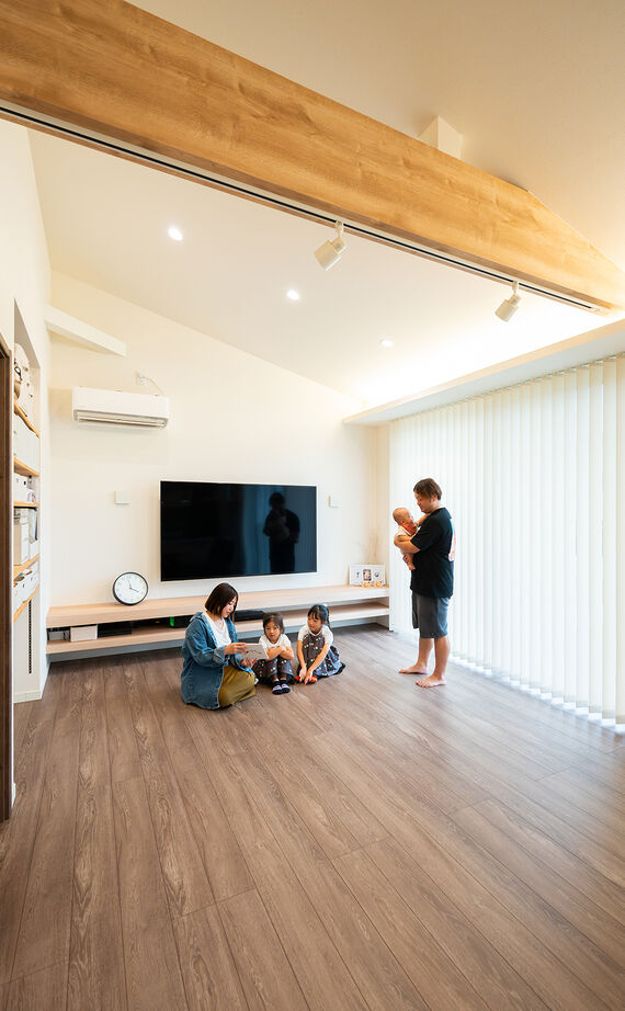 クレバリーホーム 【2000～2499万円／平屋／間取図】性能も間取りも設備も“100点”。充実の標準仕様で理想を形にした家の建築実例画像