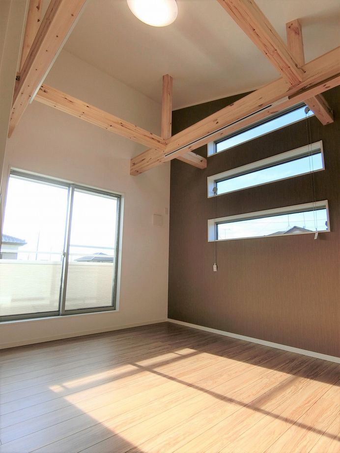 桔梗企画設計 【上尾市/4LDK/31坪】勾配天井や現しの梁、遊び心のあるロフトなどをちりばめた楽しくなる住まいの建築実例画像7