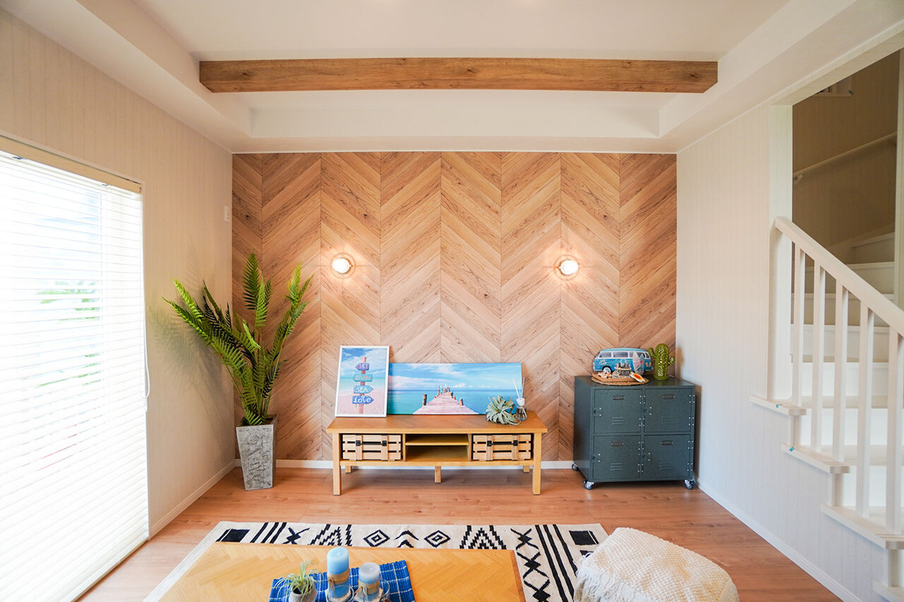 御浜住宅グループ（御浜建設） 枚方市｜2000万円台｜30坪以下｜間取り図｜気分は西海岸！カバードポーチのあるカリフォルニアテイストの家の建築実例画像5