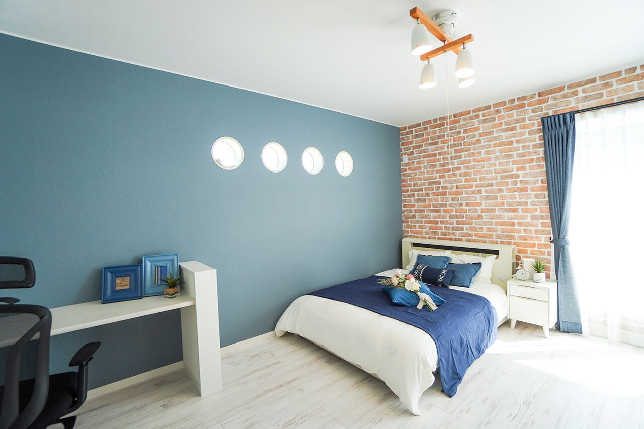 御浜住宅グループ（御浜建設） 枚方市｜2000万円台｜30坪以下｜間取り図｜気分は西海岸！カバードポーチのあるカリフォルニアテイストの家の建築実例画像7