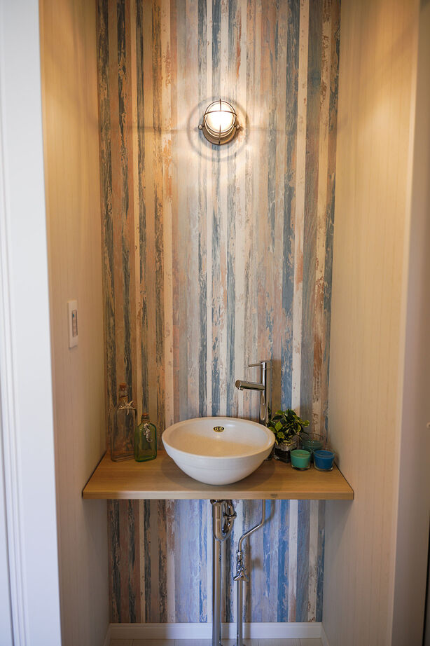 御浜住宅グループ（御浜建設） 枚方市｜2000万円台｜30坪以下｜間取り図｜気分は西海岸！カバードポーチのあるカリフォルニアテイストの家の建築実例画像9