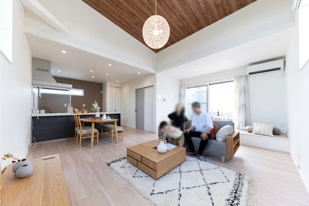 御浜住宅グループ（御浜建設） 枚方市｜2000万円台｜30坪台｜間取り図｜アウトドアリビングが2か所に。2階テラス＆ウッドデッキのある家の建築実例画像4