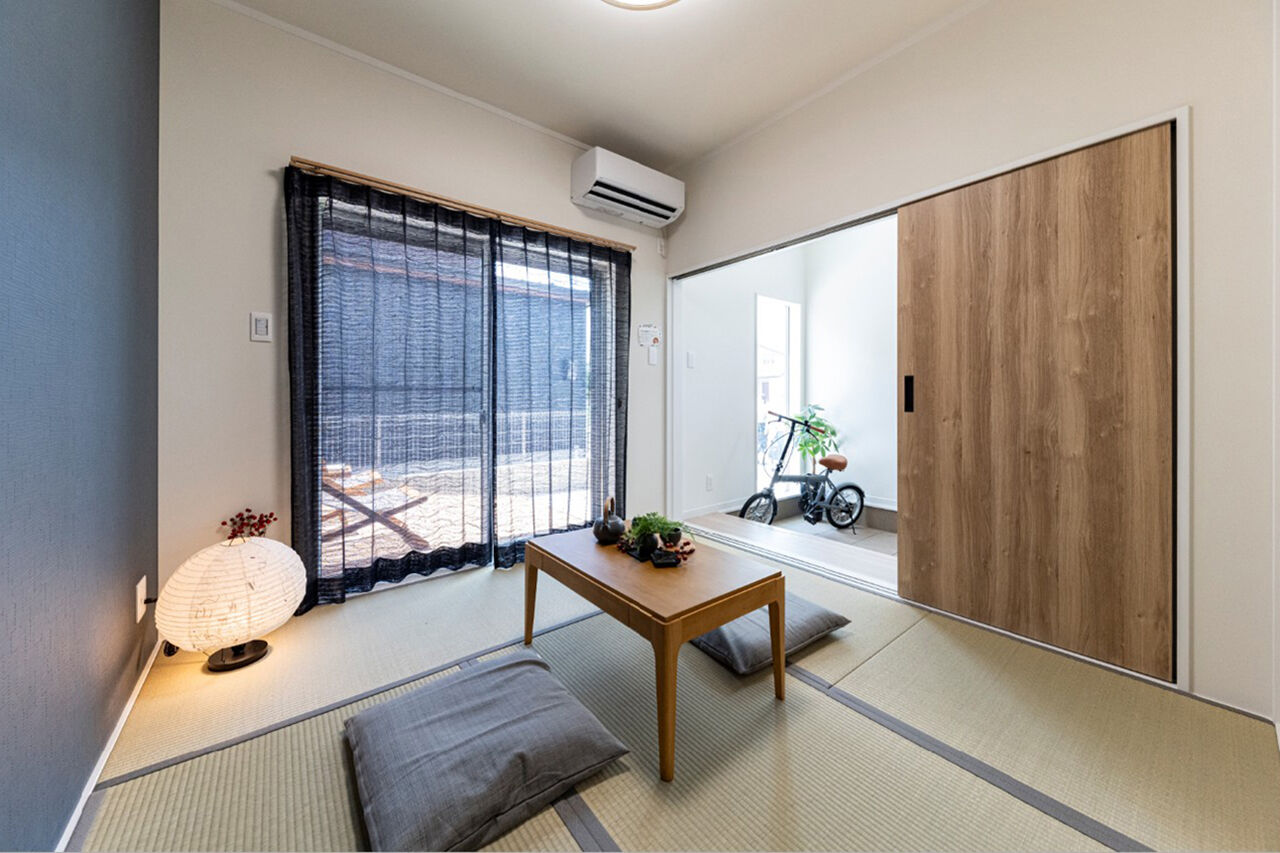 御浜住宅グループ（御浜建設） 枚方市｜2000万円台｜30坪台｜間取り図｜アウトドアリビングが2か所に。2階テラス＆ウッドデッキのある家の建築実例画像8