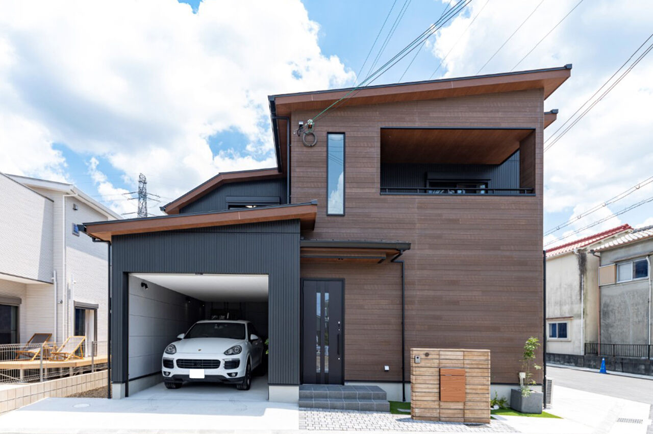 御浜住宅グループ（御浜建設） 枚方市｜2000万円台｜ビルトインガレージ｜間取り図｜リビングから愛車を眺められるガレージハウスの建築実例画像3