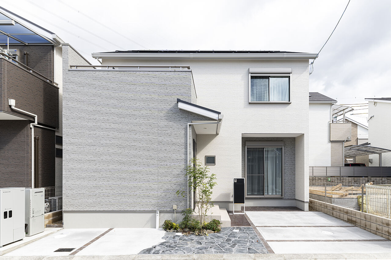 御浜住宅グループ（御浜建設） 枚方市｜2000万円台｜30坪台｜間取り図｜「こもり感」が落ち着くダウンフロアリビングのある家の建築実例画像2