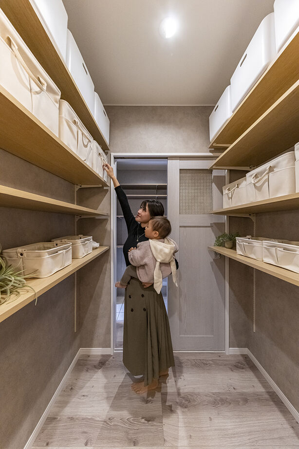 御浜住宅グループ（御浜建設） 枚方市｜2000万円台｜30坪台｜間取り図｜「こもり感」が落ち着くダウンフロアリビングのある家の建築実例画像6