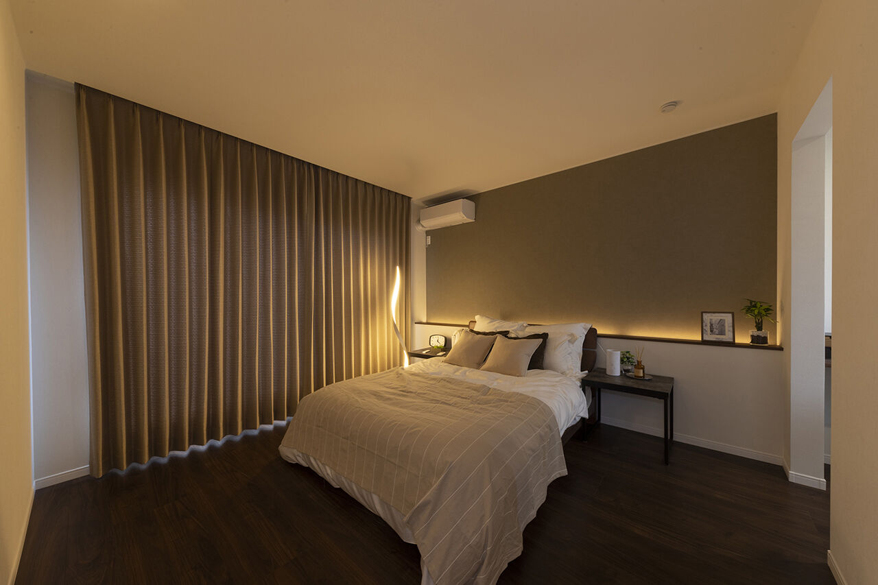 御浜住宅グループ（御浜建設） 枚方市｜2000万円台｜30坪台｜間取り図｜「こもり感」が落ち着くダウンフロアリビングのある家の建築実例画像9