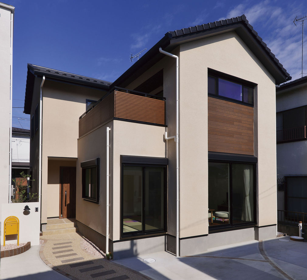 近藤建設 【1000万円台/30坪台/家事動線/間取り図】高天井で明るい北欧テイストのナチュラル内装と和モダン外観の家の建築実例画像2