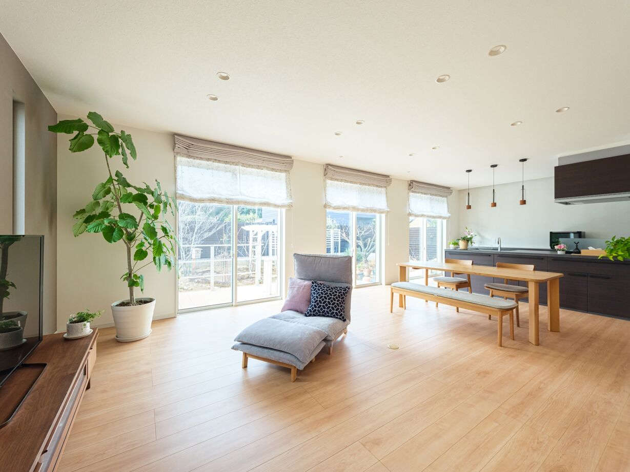 近藤建設 【平屋/2000万円台/20坪台/1LDK/間取り図】庭の緑を楽しむ、夫婦2人暮らしにちょうどいいコンパクトな家の建築実例画像3