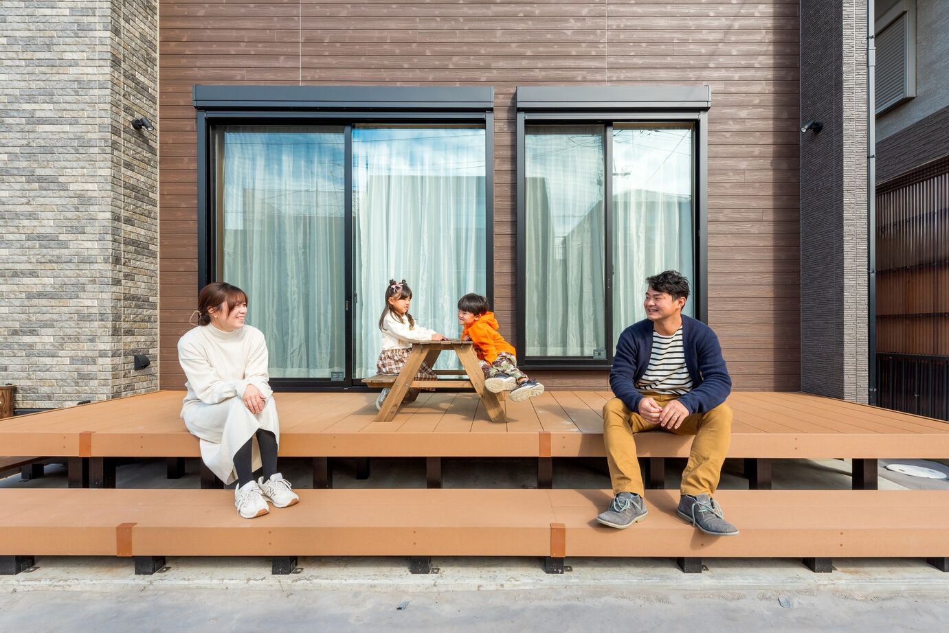 近藤建設 【3000万円台/60坪台/建て替え/間取り図】室内でつながる平屋と2階建て。程よい距離感が嬉しい二世帯住宅の建築実例画像3