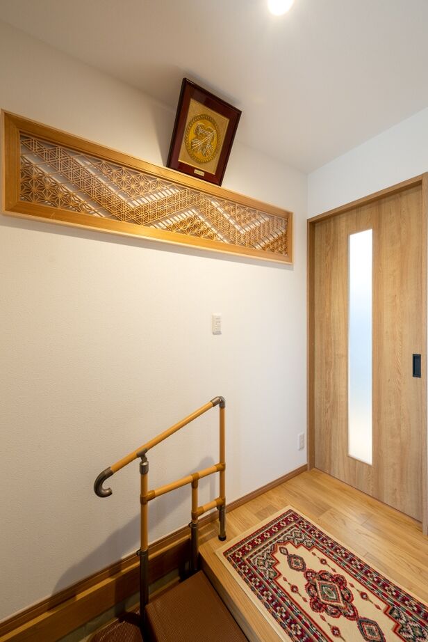 近藤建設 【3000万円台/60坪台/建て替え/間取り図】室内でつながる平屋と2階建て。程よい距離感が嬉しい二世帯住宅の建築実例画像16