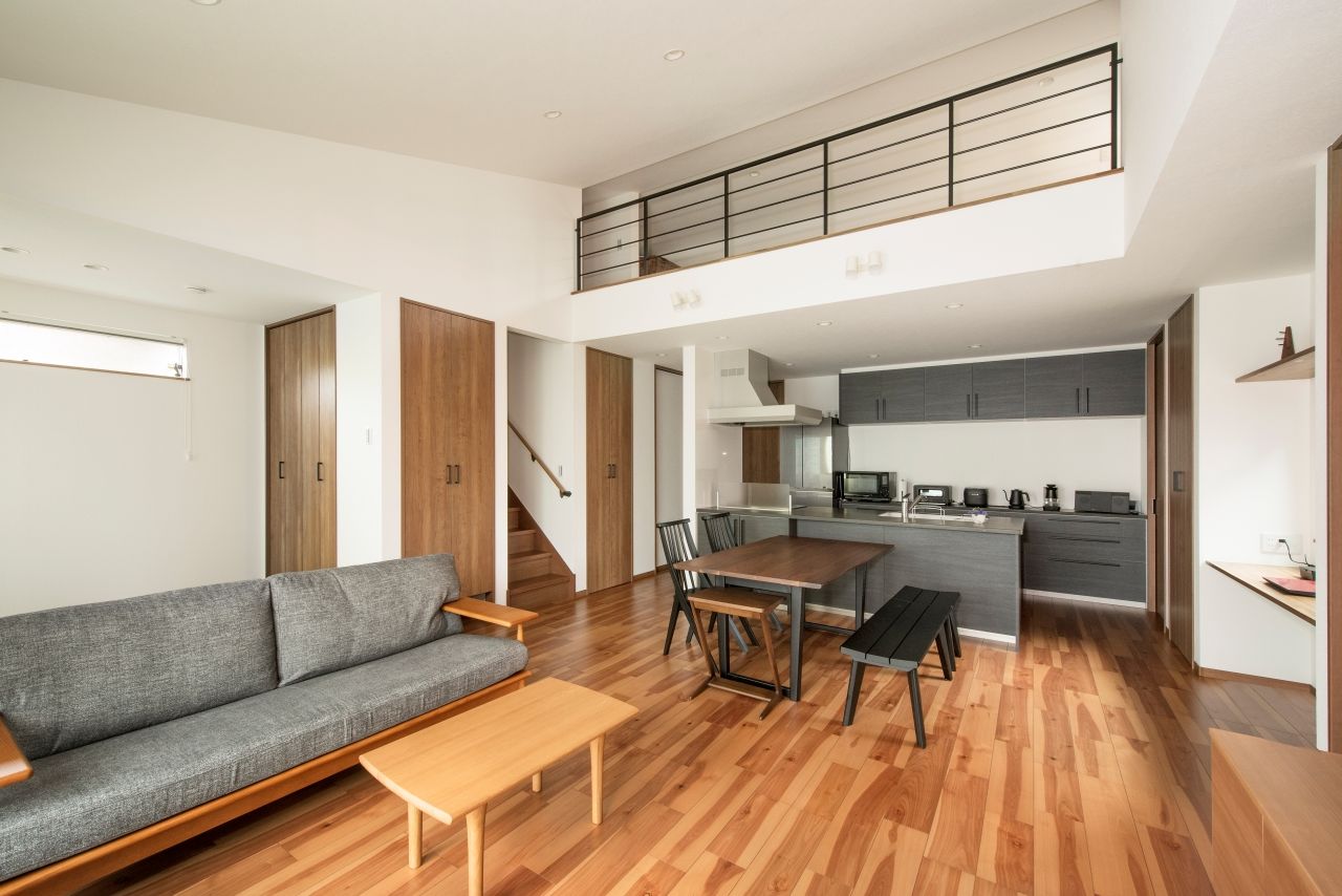 近藤建設 【平屋/2000万円台/20坪台/建て替え/間取り図】収納以外も活躍！ロフトを配した勾配天井LDKのゆとりある家の建築実例画像1