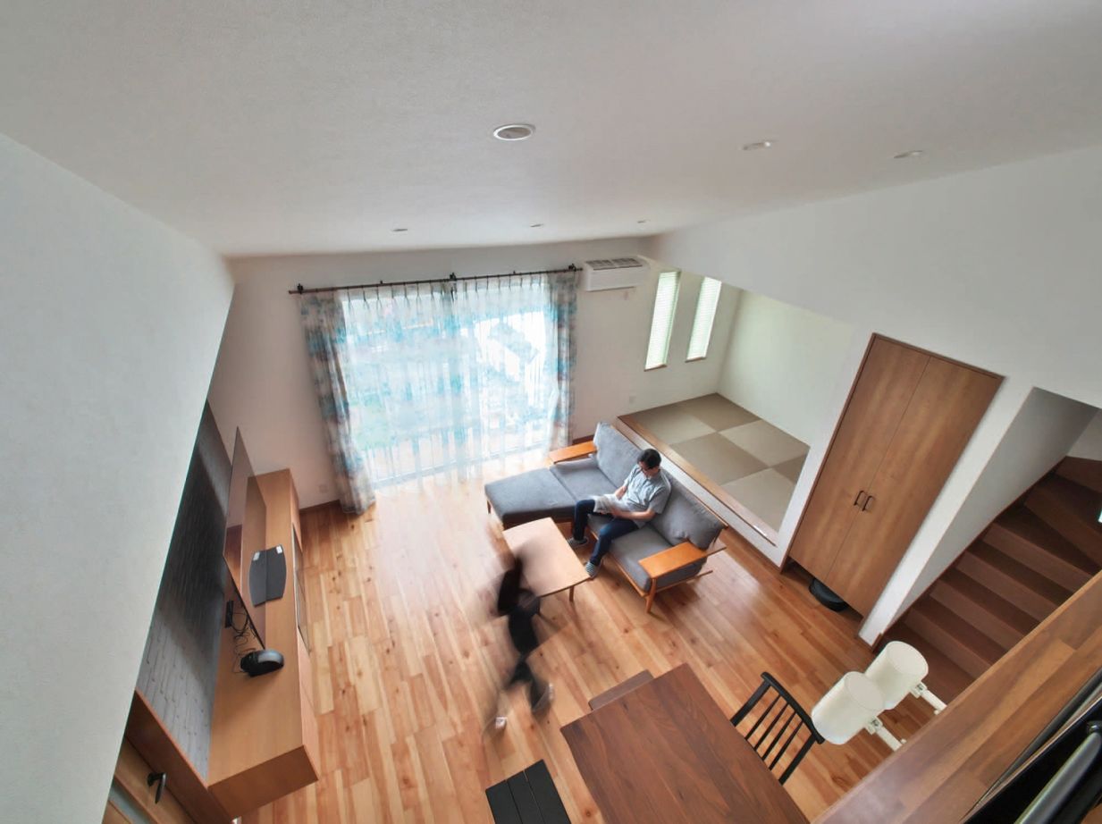 近藤建設 【平屋/2000万円台/20坪台/建て替え/間取り図】収納以外も活躍！ロフトを配した勾配天井LDKのゆとりある家の建築実例画像2