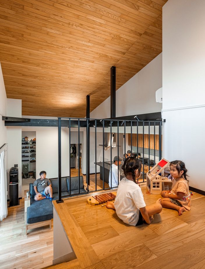 近藤建設 【平屋/2000万円台/30坪/間取り図】建築士の提案に感動。土間玄関と繋がるリビングとスキップフロアの家。の建築実例画像6