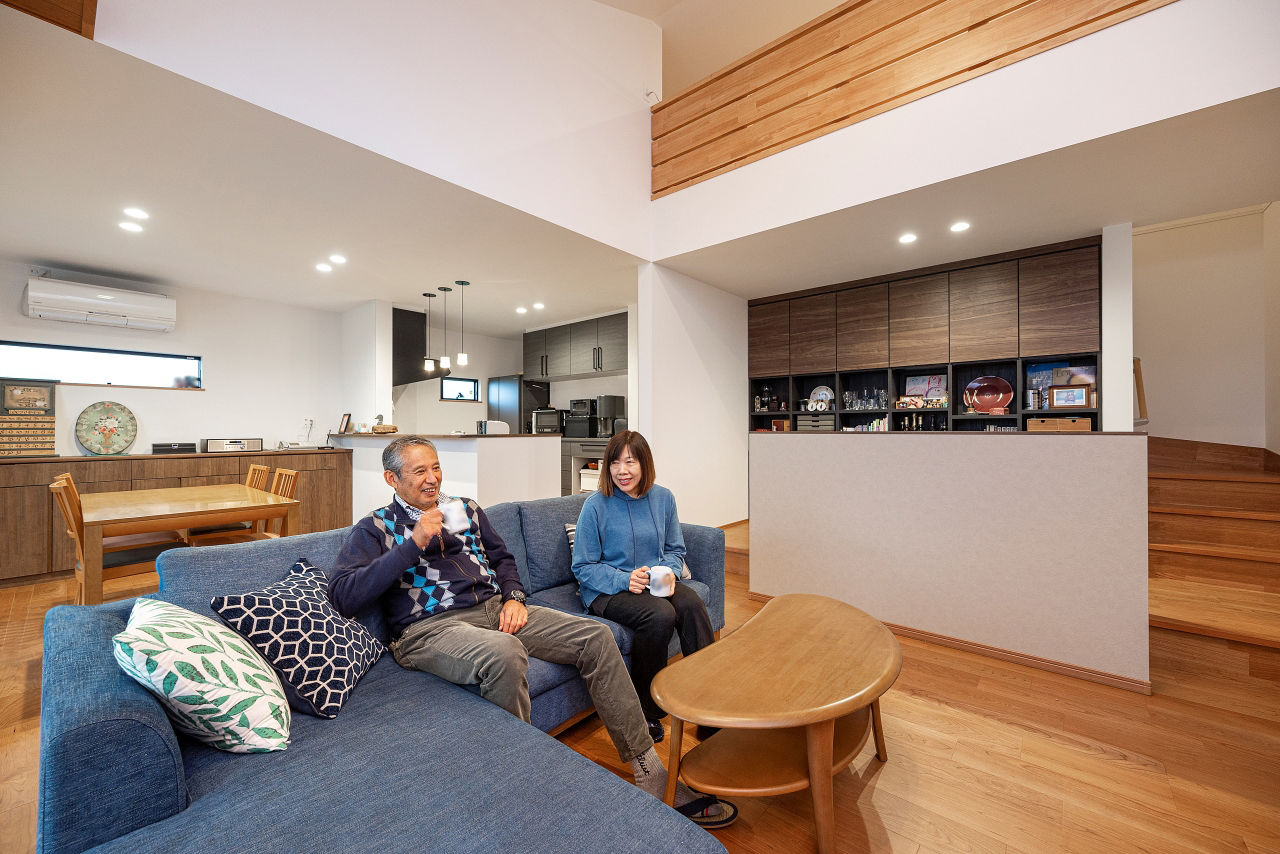 近藤建設 【高気密・高断熱/平屋/2000万円台/30坪/回遊動線/間取り図】回遊動線と、結露がほとんど無い！と感動の家の建築実例画像2