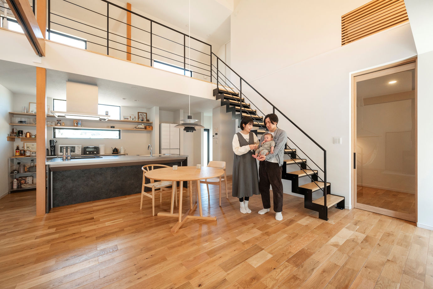 近藤建設 【2000万円台/30坪台/間取り図/薪ストーブ】コーヒー片手に自然を感じ、くつろぐ。まるで別荘のような家の建築実例画像5