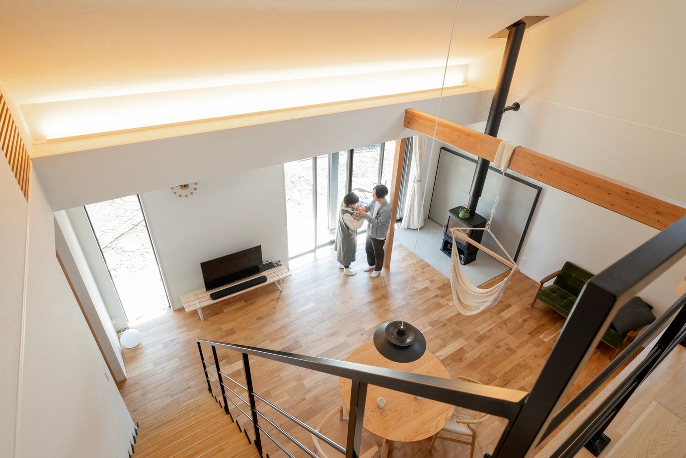 近藤建設 【2000万円台/30坪台/間取り図/薪ストーブ】コーヒー片手に自然を感じ、くつろぐ。まるで別荘のような家の建築実例画像8