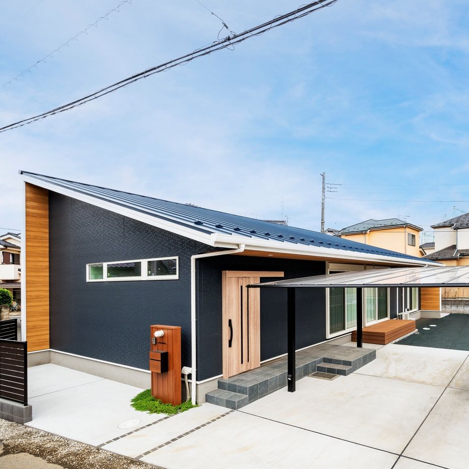 近藤建設 【平屋/2000万円台/30坪台/回遊動線/間取り図】洗濯動線は一括で、キッチンと玄関は近く！家事を楽する家の建築実例画像1