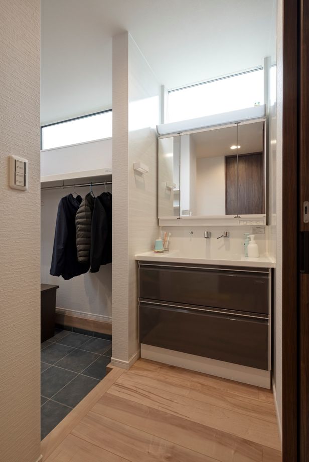 近藤建設 【平屋/2000万円台/30坪台/回遊動線/間取り図】洗濯動線は一括で、キッチンと玄関は近く！家事を楽する家の建築実例画像8