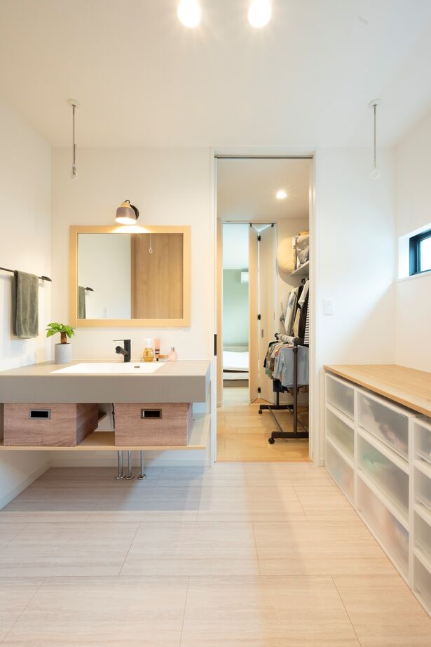 近藤建設 【2000万円台/30坪台/平屋風/間取り図】「今の快適」と「将来の夢」を詰め込んだ、平屋風＆家事ラクの家の建築実例画像7