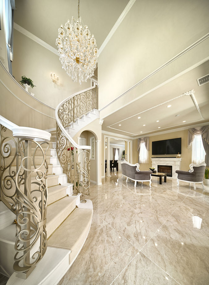 ノアデザインインク 【輸入住宅／お城のような家】インテリアまでこだわり抜いた理想の空間。ホテルライクな気品あふれる邸宅の建築実例画像3