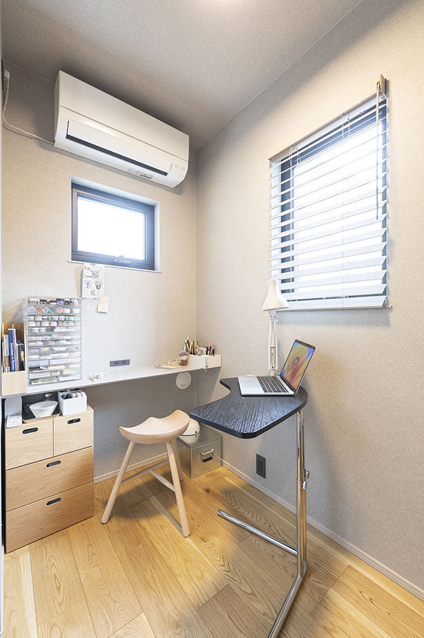 プロネット 【敷地17.1坪／延床30.6坪／2階リビング／間取図】周辺環境を活かし、光を楽しむプランが秀逸な狭小3階建ての建築実例画像8