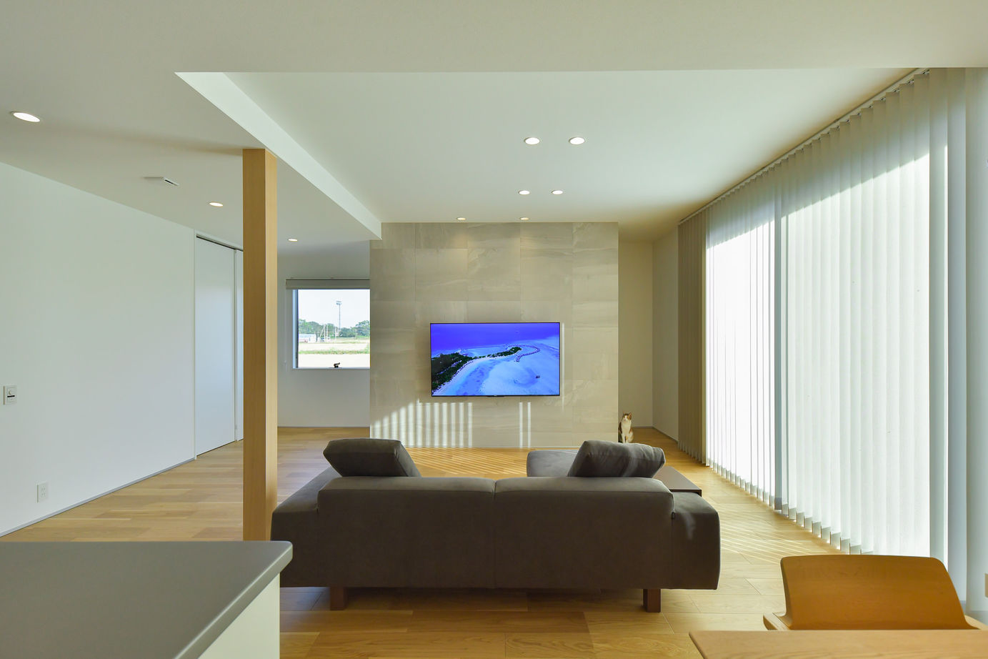 エースホーム 【平屋/書斎/バリアフリー】猫と暮らす　ガレージのある平家の建築実例画像3