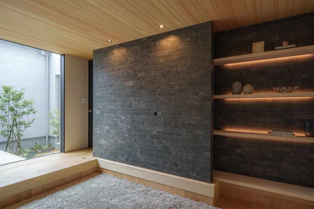 エースホーム 【平屋／ダウンフロアリビング／中庭】真似したい人続出！神間取りの平屋の建築実例画像6