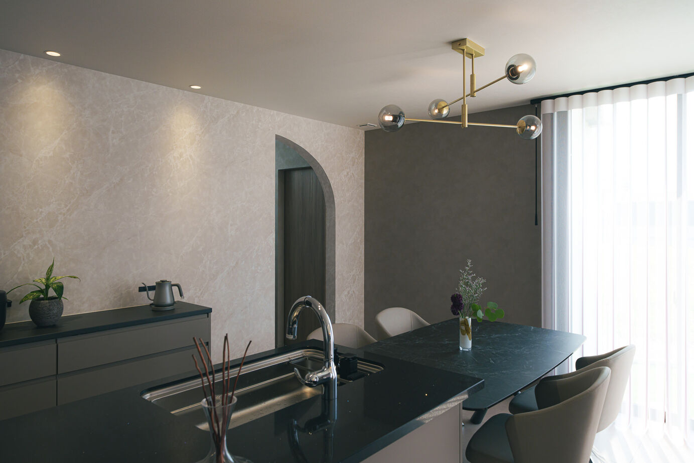 エースホーム 【ホテルライク／1階完結型／家事動線抜群】美しすぎるホテルライク邸宅の建築実例画像4