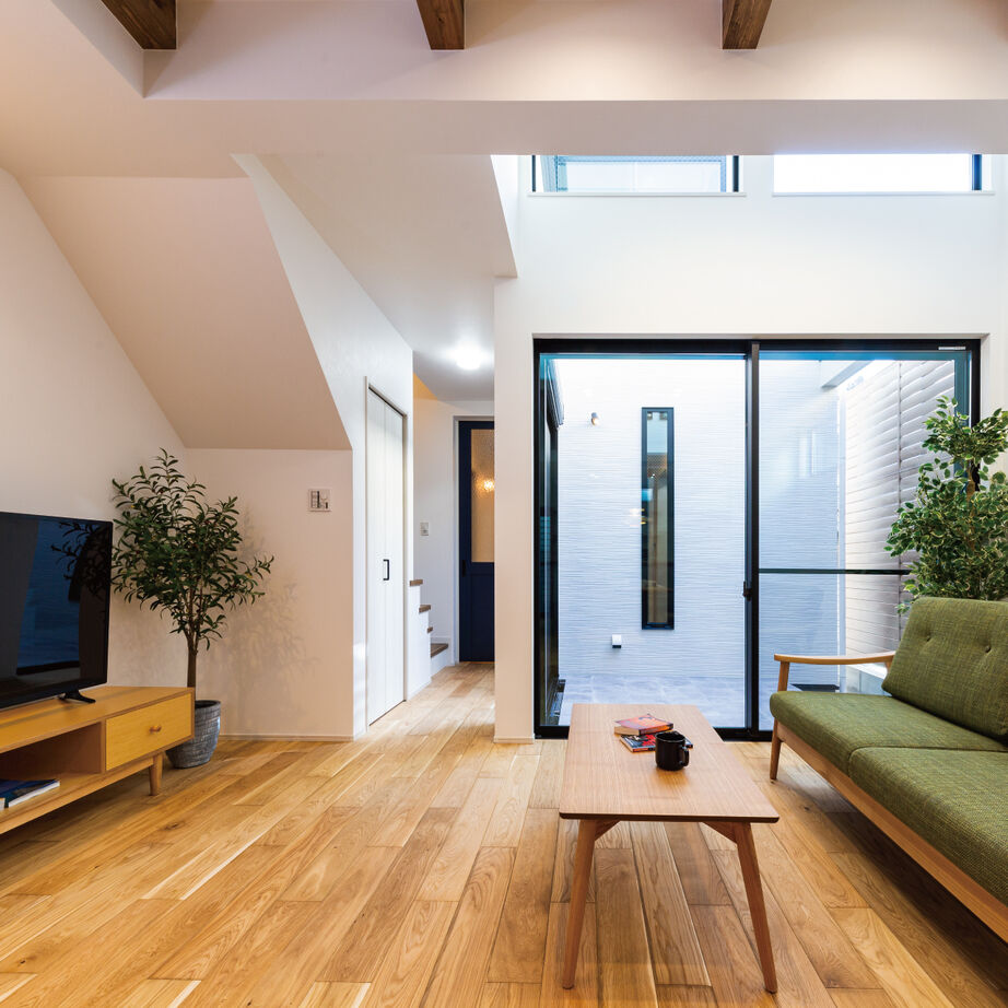 ハウスアップ 【京都市/中庭/20坪台】土地24坪で叶えた中庭のある家の建築実例画像4