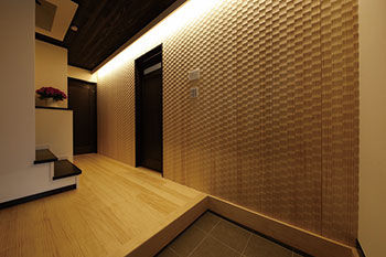 ワイケイホーム 【狭小地（22.4坪）／3階建て／屋上／間取り図あり】屋上庭園のある3階建ての耐火建築の家の建築実例画像2