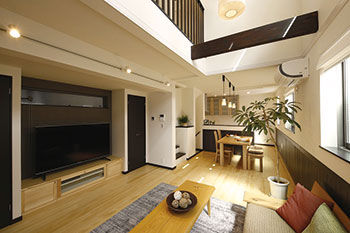 ワイケイホーム 【狭小地（22.4坪）／3階建て／屋上／間取り図あり】屋上庭園のある3階建ての耐火建築の家の建築実例画像8