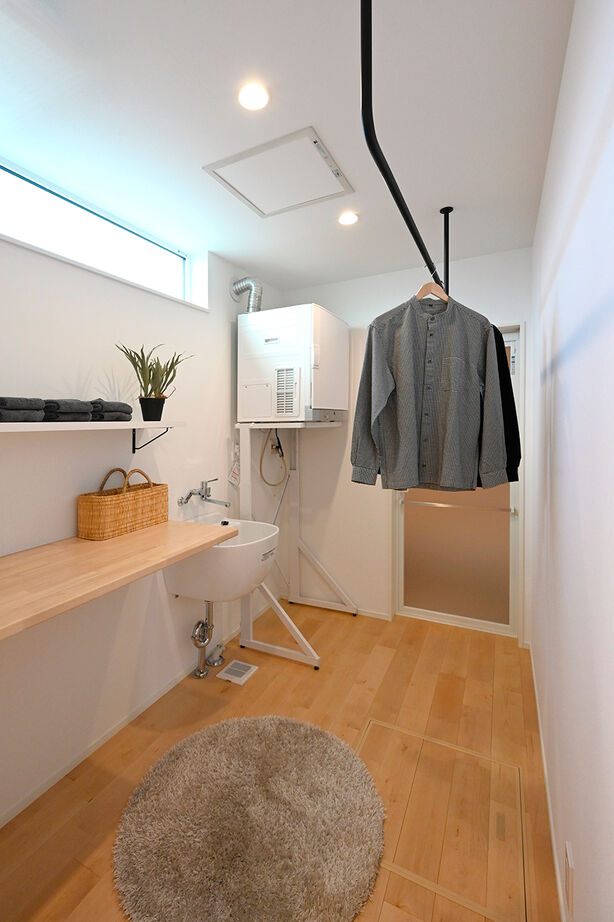 ユートピア建設 【名古屋市｜32坪の平屋】共働き・子育てファミリーの「家事があっという間に終わる」回遊動線の平屋の建築実例画像6