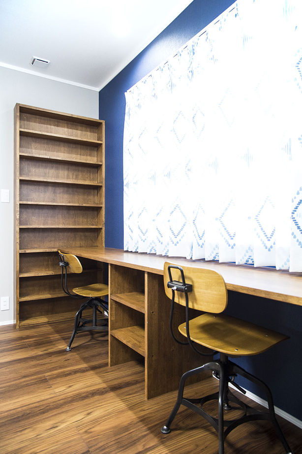 近江建設/アイフルホーム・フィアスホーム 【間取り図有／二世帯／4000万円台】1階と2階で生活スペースを分離。中心に家族が集まる中庭のある家の建築実例画像5