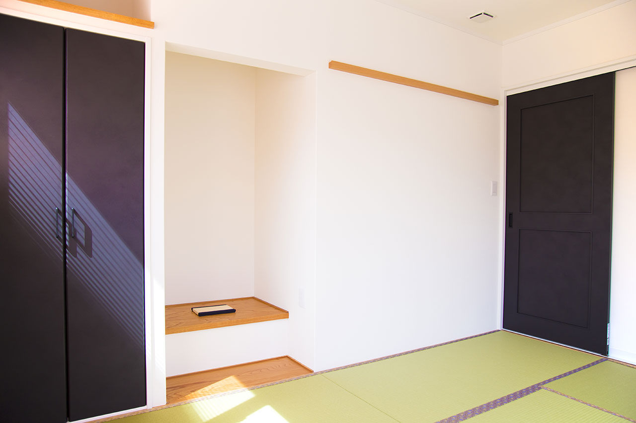 近江建設/アイフルホーム・フィアスホーム 【間取り図有／二世帯／4000万円台】1階と2階で生活スペースを分離。中心に家族が集まる中庭のある家の建築実例画像6