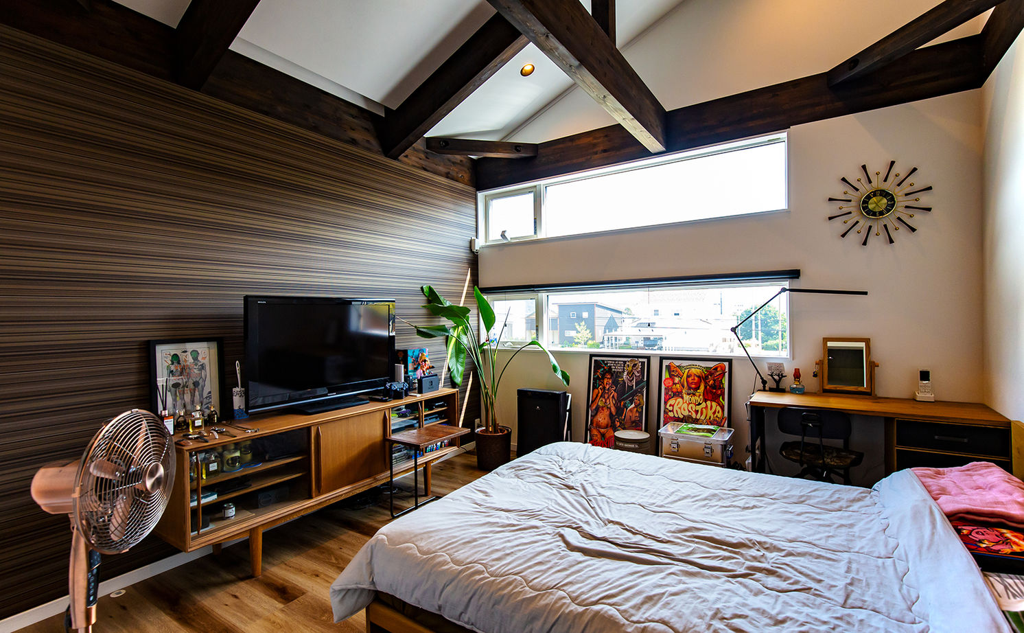 近江建設/アイフルホーム・フィアスホーム 【土間リビング／1000万円台／間取り有】「吹き抜け」＋「庭・ガレージ」＋「インテリア」の開放的な住まいの建築実例画像8