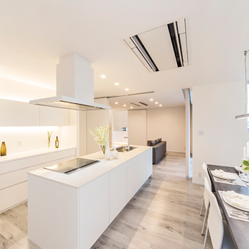 クラフトホーム 【シンプルモダン×スキップフロア※間取図あり】シンプルを追求した美術館のような白い家の建築実例画像3