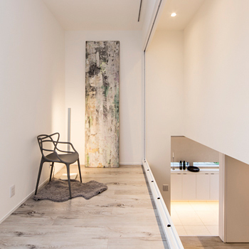 クラフトホーム 【シンプルモダン×スキップフロア※間取図あり】シンプルを追求した美術館のような白い家の建築実例画像4