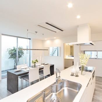 クラフトホーム 【シンプルモダン×スキップフロア※間取図あり】シンプルを追求した美術館のような白い家の建築実例画像5