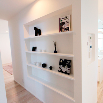 クラフトホーム 【シンプルモダン×スキップフロア※間取図あり】シンプルを追求した美術館のような白い家の建築実例画像10