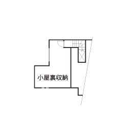 クラフトホーム 【2000万円台/40坪台/3LDK/スキップフロア/間取図有】クールな外観デザインと間取りにこだわった家の間取り図（3LDK）小屋裏収納
