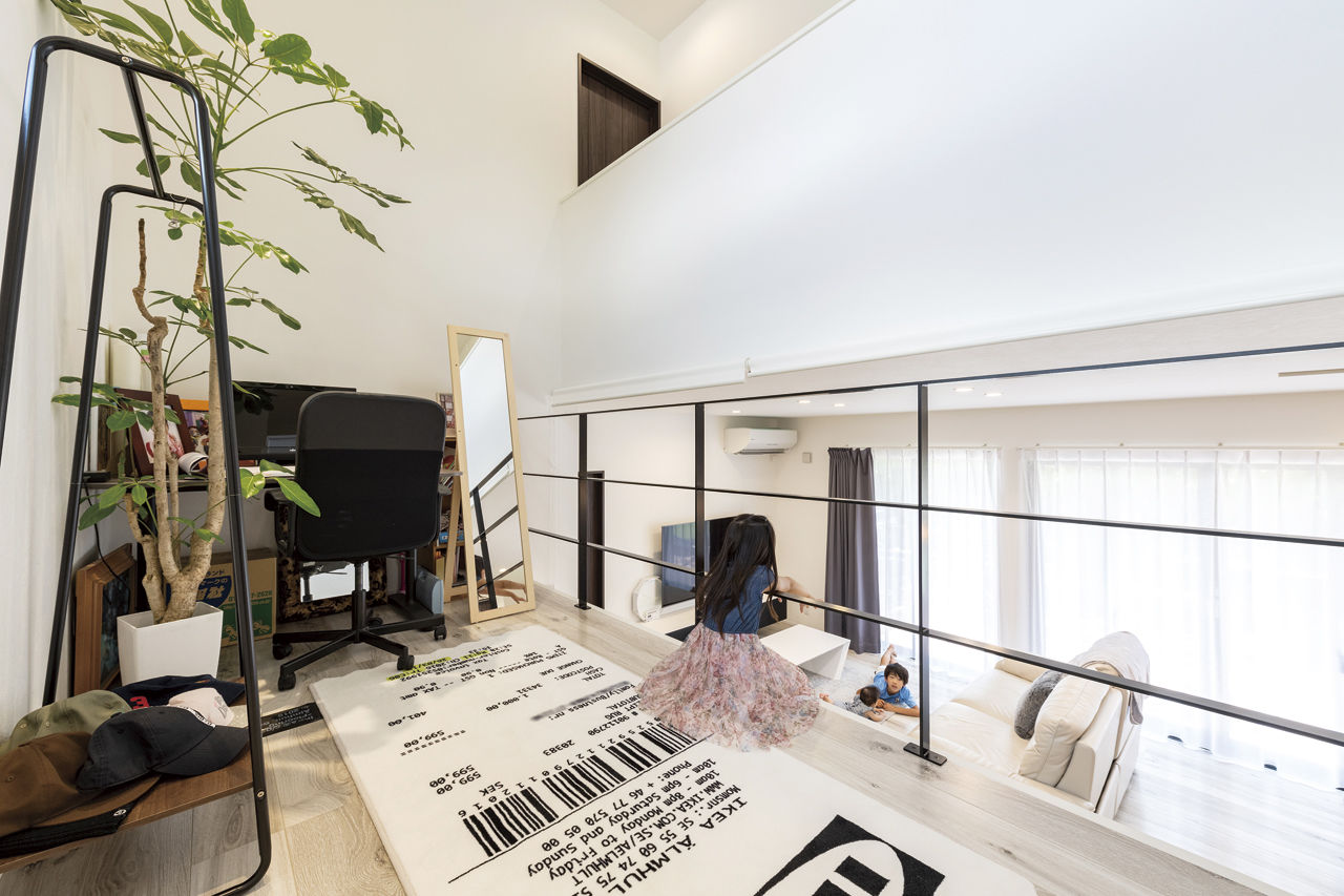 クラフトホーム 【1000万円台/ビルトインガレージ/シンプルモダン/50坪台/4LDK/間取り図】『遊び』にこだわった間取りの家の建築実例画像5