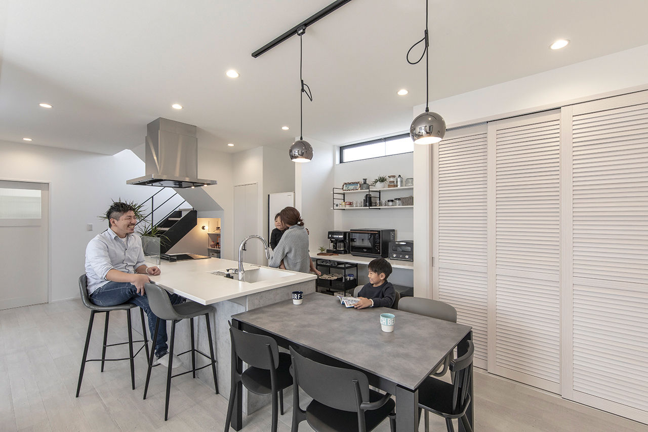 クラフトホーム 【1500万円～2000万円以下/5LDK/40坪台/間取り図面】アイランドキッチンやランドリールームで家事ラクな家の建築実例画像3