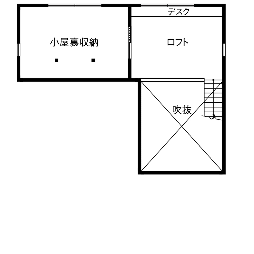 サティスホーム岐阜 【間取り図有×1000万円台×平屋×回遊導線】家族が自然につながるLDK。将来を見越したバリアフリーな平屋の間取り図（3LDK＋ロフト）ロフト